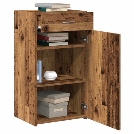 vidaXL - Dressoir - Oudhout - 50 - x - 42,5 - x - 93 - cm