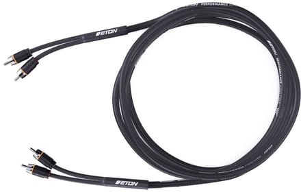 Eton RCA2P-55 – 2-kanaals RCA-kabel 5,5m met OFC koper en meervoudige afscherming