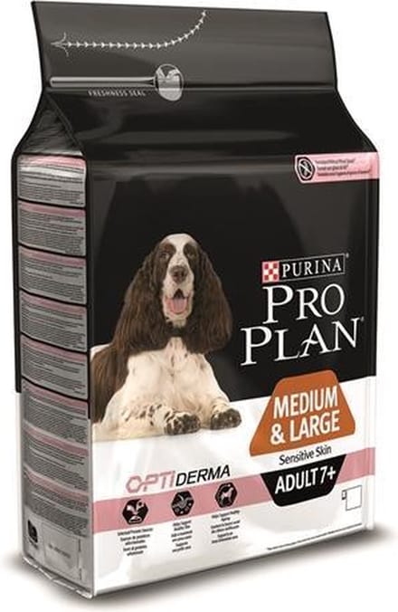 PROPLAN Adult 7+ Sensitive Skin Zalm - M/L - 4 x 3 kg