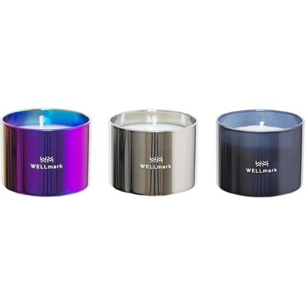Kleine metalen kaarsen Wellmark (x3)