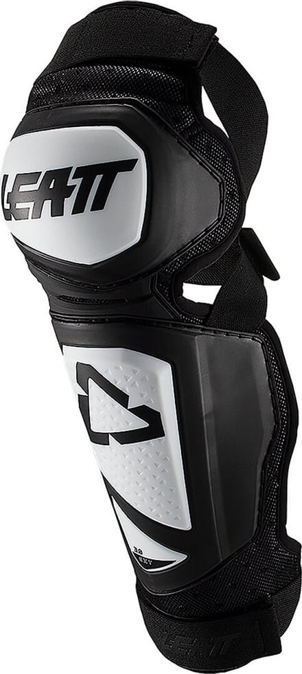Leatt 3.0 EXT Zwart Witte Knie- en Scheenbeschermers -