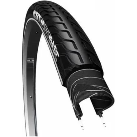 Buitenband CST Basic 26 x 1 3/8 / 37-590 mm - zwart met reflectie