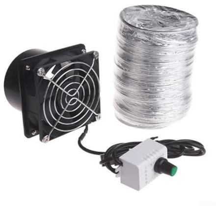 Verstelbare Snelheid Rookabsorberende Afvoerventilator met USB en 6 meter Pijp voor Schone Lucht