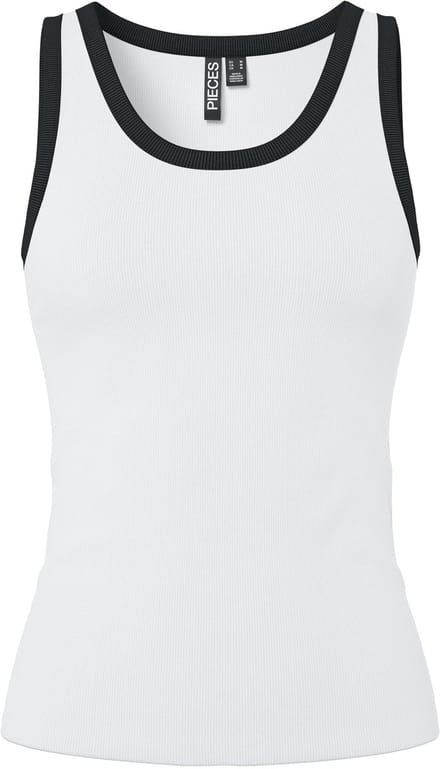 Pieces Geribd Tanktop Dames - Maat XS