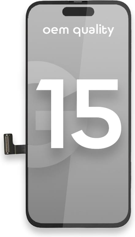 Geschikt Voor Apple iPhone 15 Display + Touchscreen - OEM Kwaliteit - Zwart - Vervang Scherm - Scherm - Beelscherm - touchscreen