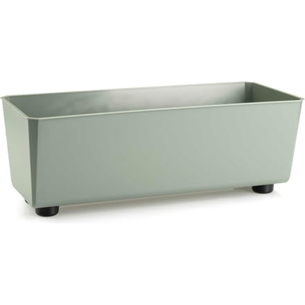 HowHomely Salvia Serie - Plantenbak - Grijs-Groen - Modern Design - Duurzaam Polypropyleen