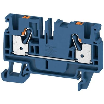 Weidmüller 2534380000 Doorgangsklem 6.1 mm Spanveer Donkerblauw 100 stuk(s)
