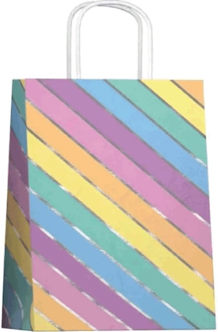 Papieren cadeau tas M Festive