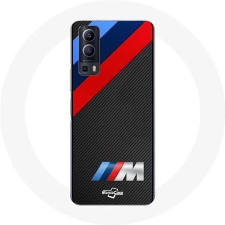 Coque Vivo Y72 BMW M Logo carbone