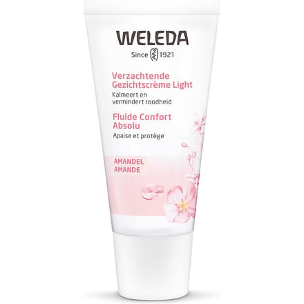 WELEDA - Verzachtende Gezichtscrème Light - Amandel - 30ml - 100% natuurlijk