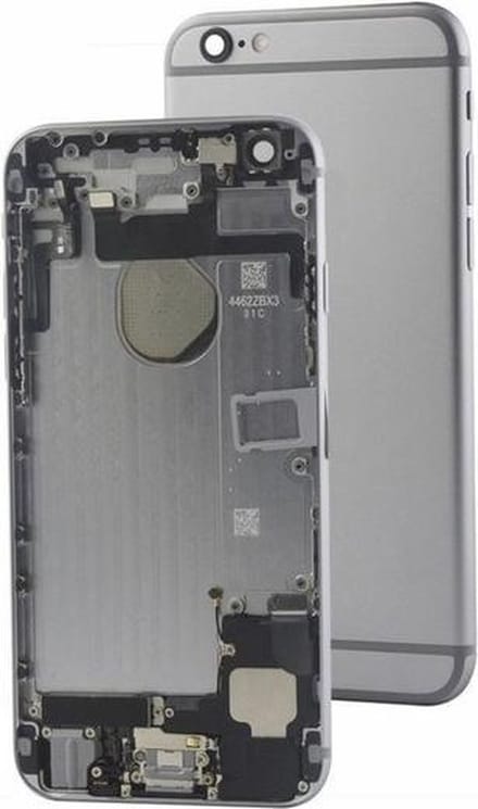 Complete Behuizing Geschikt voor iPhone 6 – Grijs – Voorgemonteerd