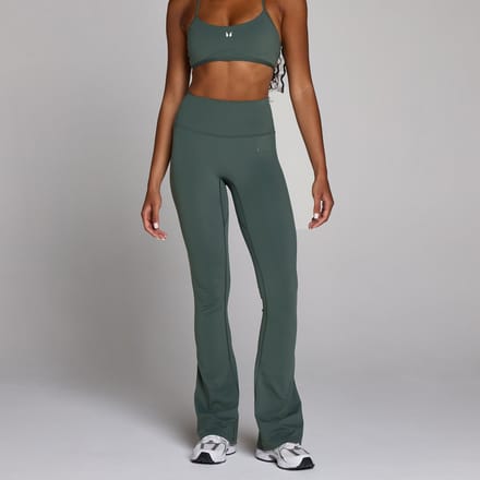 MP Women's Tempo Flared Leggings - Wolkig Groen - M