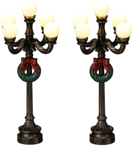 Luville - Street Lantern Round - Set van 2
