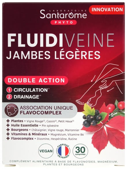 Santarome Fluidiveine Lichte Benen 30 Tabletten