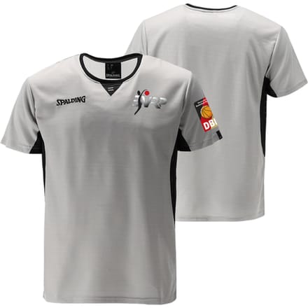 Spalding Offizielles Bvrp Referee T-shirt Grijs