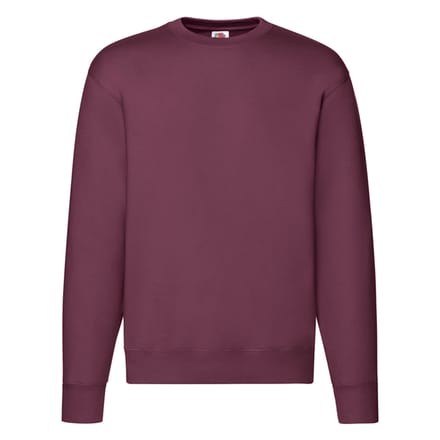 Fruit of the Loom Heren Premium Ingelegd Sweatshirt (Bourgondië)