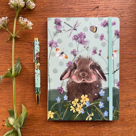 Alex Clark Large Chunky Notebook Bramble~ A5 Softcover Notitieboek Konijn