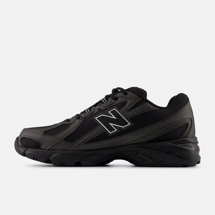 New Balance 740 - Sneakers - Unisex - Black Silver Metallic