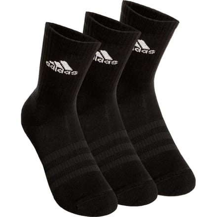 Adidas CUSHIOND CREW 3-PACK unisex socks black IC1310 r 34-36 black