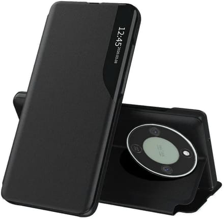 Hoesje geschikt voor HONOR Magic8 Lite - Techsuit eFold Book Case - Zwart