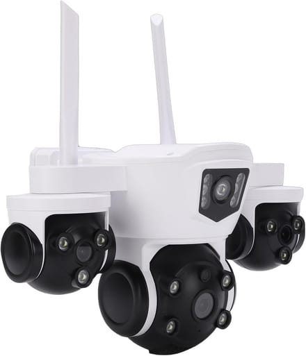 Drievoudige Camera - Outdoor Beveiliging - Objecten Bewaken - Menselijke Detectie - 29x16x20cm