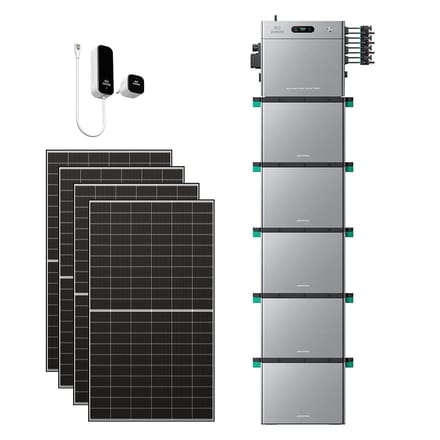 Zendure SolarFlow 2400 Pro - SolarFlow 2400 Pro & Slimme Meter P1 / 5*AB3000L (14.40 kWh) / 4*515W Bifacial Panel  (2600Wp Max)