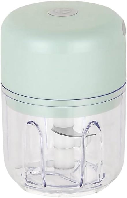 Mini Foodprocessor - Keukenmachine Hakker - Snel Ingrediënten Snijden - Draadloos USB Oplaadbaar - 250ml Capaciteit - Groen