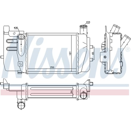 Intercooler NISSENS 96262