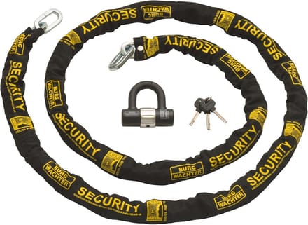 Veiligheidsset Fietsketting en Slot - 3M Zwart