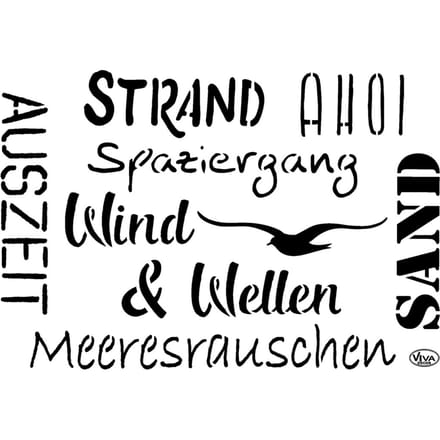 Sjabloon "Maritieme woorden", DIN A4