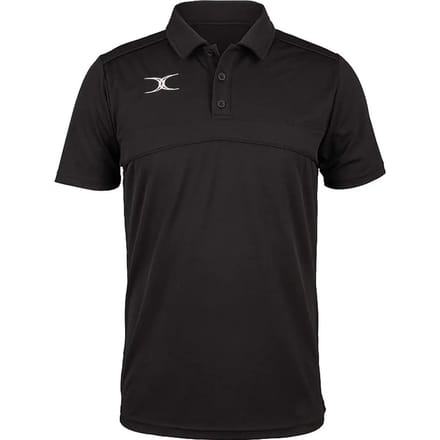 Gilbert Photon II Polo Snr Zwart - Medium
