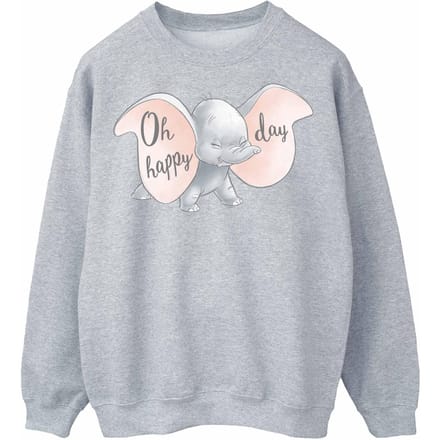 Disney Dames/Dames Dumbo Happy Day Sweatshirt (Baby Roze)