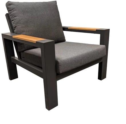 Buitengewoon Boet Benton Lounge Tuinstoel - Antraciet