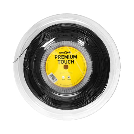 Tennis-Point Premium Touch Rol Snaren 220m-Zwart