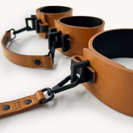 SPNKD | Cherish Choker | BDSM Collar | Light Brown size S size S
