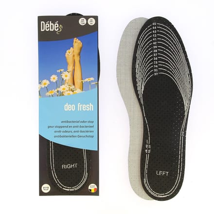 DEBE Deo fresh uitknip - Geurstoppende uitknip inlegzool met schokdempend effect - 36-46
