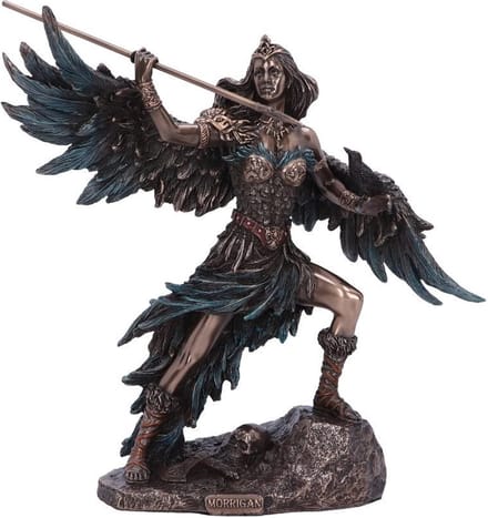 Nemesis Now Beeld/figuur Morrigan - Celtic Phantom Queen Multicolours - Zeer Gedetailleerd - Gebronsd Beeld 22cm