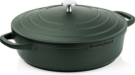 Westinghouse Performance Hapjespan – Ø32 cm – Inclusief Deksel – Inductie Pan – Groen