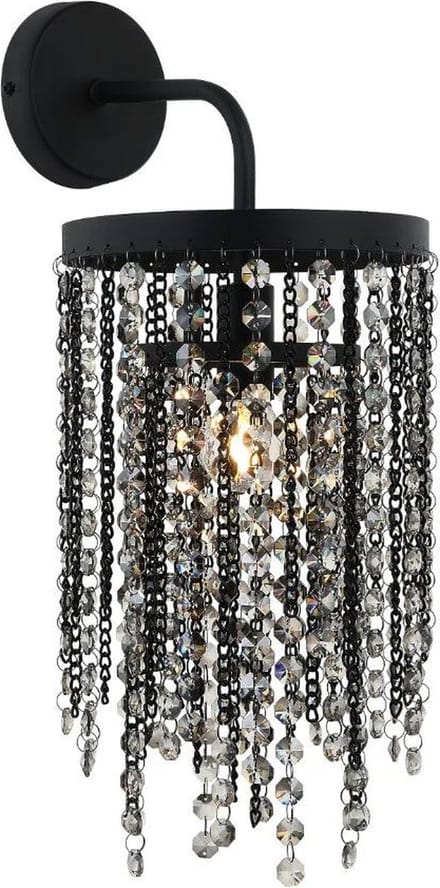 Toolight App1315-W Wandlamp Zwart 22X16X38Cm