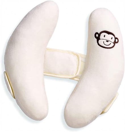 Baby's Verstelbare en Nek Steunhoofd U-Kussen voor Kinderen - Beige