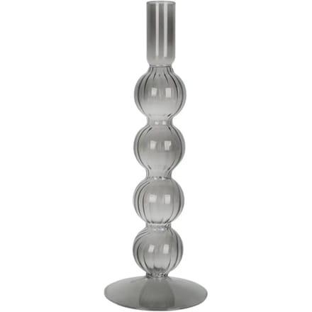 Glazen kandelaar Present Time Swirl Bubbles Large