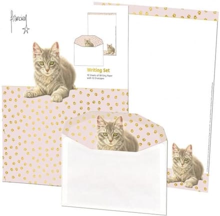 Briefpapier met enveloppen: Franciens Kittens