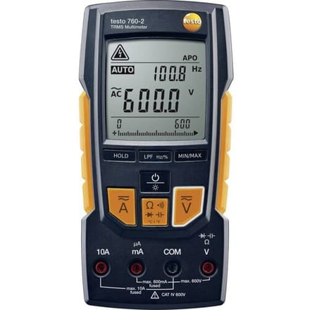 testo 0590 7602 Multimeter Digitaal CAT III 1000 V, CAT IV 600 V Weergave (counts): 6000