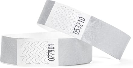1000 Polsbandjes, Tyvek Zilver