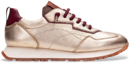 Hispanitas Leren sneakers Kansas Bolmet goud
