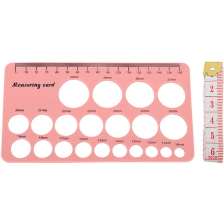Règle de mesure des mamelons pour mères, outil de mesure flexible en silicone avec ruban souple de 1,5 m white