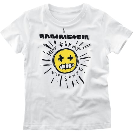 Rammstein T-shirt voor kinderen - Kids - Sonne - voor Kinderen - wit