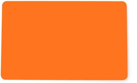 Ultracard PVC card oranje pk a 100 stuks
