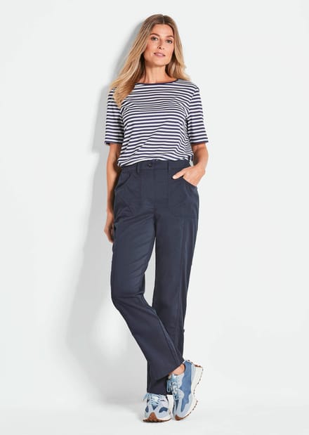 Functionele, waterafstotende broek CARLA - marine - Gr. 27 van Goldner Fashion