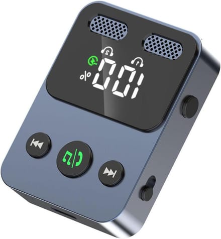 Draadloze Audio Zender - Ontvanger Adapter - Muziek Streamen - 2-in-1 Functionaliteit - 10 meter Bereik - Grijs